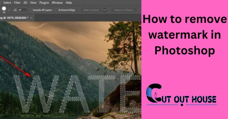 How to remove watermark in Photoshop