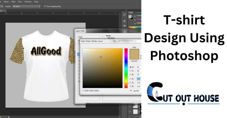 T-shirt Design Using Photoshop – Cut Out House
