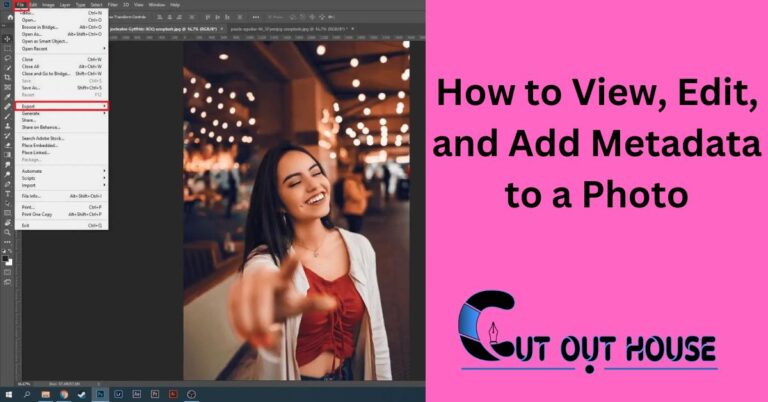 How to View, Edit, and Add Metadata to a Photo