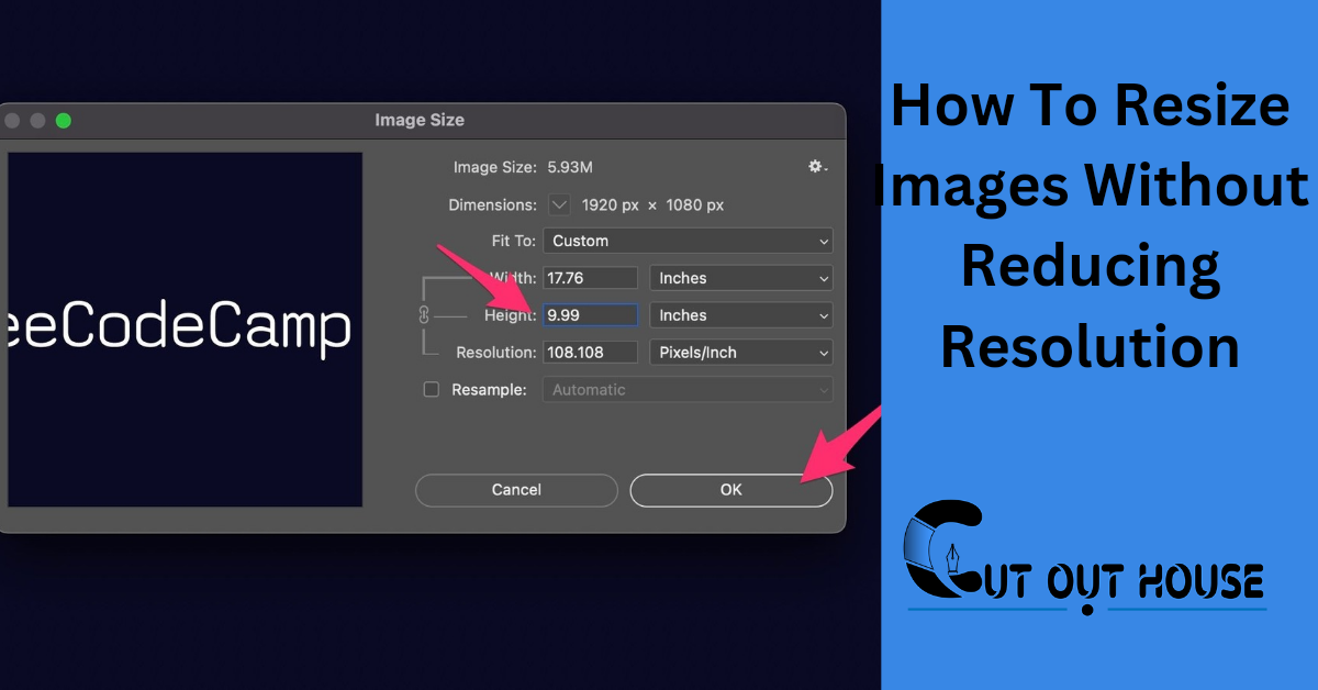 How To Resize Images Without Reducing Resolution