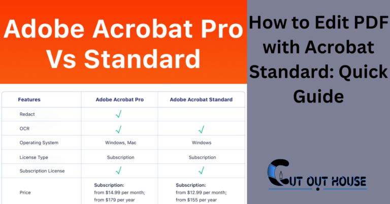 How to Edit PDF with Acrobat Standard: Quick Guide