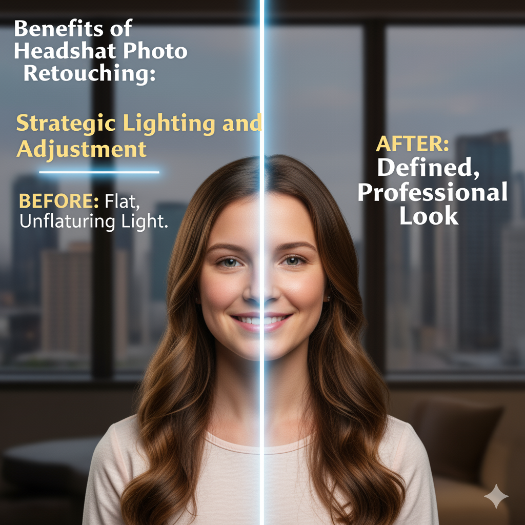 Strategic Lighting and Shadow Adjustment
